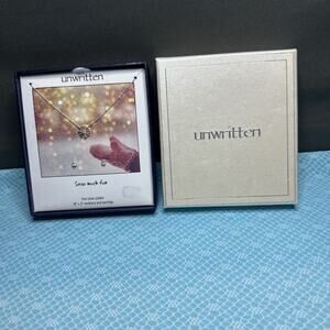 Unwritten Jewelry Silver Plated Necklace & Earrings